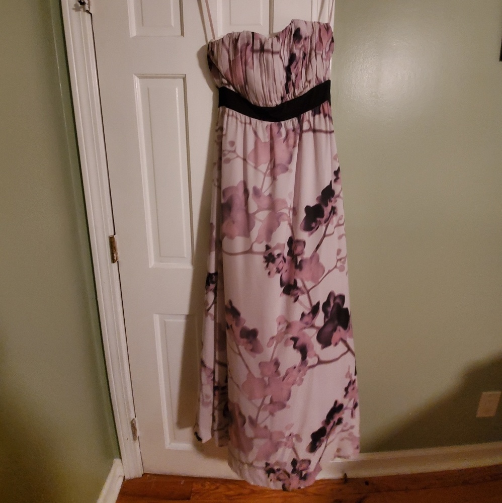 H&M strapless maxi dress